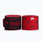 Bokso raiščiai Venum Monogram Hand Wraps Advanced 250 cm red