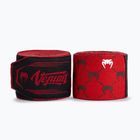Bokso bintai Venum Monogram Hand Wraps Advanced 400 cm red
