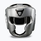 Bokso šalmas Venum Ringhorns Charger Headgear silver/black