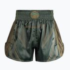 Treniruočių šortai Venum Stealth Muay Thai Khaki/Dark Green