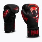 Bokso pirštinės Venum Mike Tyson Replica Boxing black/red