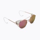 Moteriški akiniai nuo saulės ROXY Blizzard shiny rose gold/white/ml sup pi
