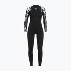 Moteriškas ROXY 3/2 Elite XT ST Spausdintas FZ GBS tikras juodas/juodas gėlėtas hidrokostiumas
