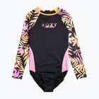 ROXY Active Joy vaikiškas maudymosi kostiumėlis antracito spalvos zebra jungle girl