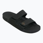 Vyriškos šlepetės Quiksilver Rivi Leather Double Adjust black 1