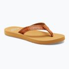 Moteriškos šlepetės per pirštą ROXY Porto Motif tan