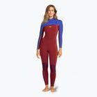 Moteriškas plaukimo hidrokostiumas ROXY 4/3 Rise Chest Zip GBS pomegranate