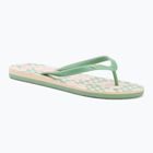Moteriškos šlepetės per pirštą ROXY Tahiti VII green/pink