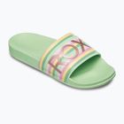 Moteriškos šlepetės ROXY Slippy II green stripe