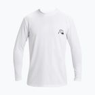 Vyriški plaukimo marškinėliai ilgomis rankovėmis Quiksilver DNA Bubble Logo white