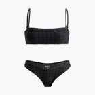 Moteriškas dviejų dalių maudymosi kostiumėlis ROXY Bandeau Cheeky anthracite