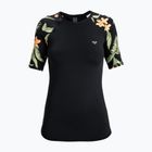 Moteriški plaukimo marškinėliai ROXY Lycra Printed anthracite island escape