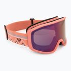 Moteriški snieglenčių akiniai ROXY Izzy coral chic/clux ml l purple