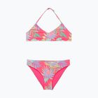 Dviejų dalių maudymosi kostiumėlis vaikams ROXY Aquarella Tri Bralette Set sangria sunset