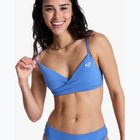 Maudymosi kostiumėlio viršus ROXY Solid Essentials Wrap Bralette dutch blue