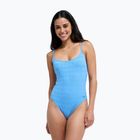 Vientisas moteriškas maudymosi kostiumėlis ROXY Paradise Wave silver lake blue make a splash