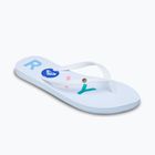 Moteriškos šlepetės per pirštą ROXY Sandy III white multi 1