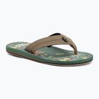 Vaikiškos šlepetės per pirštą Billabong All Day Impact Print moss green