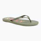 Moteriškos šlepetės per pirštą ROXY Sandy III oil green