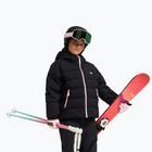 Vaikiška sniego lenktynių striukė ROXY Snowyhill Puffy true black