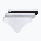 Moteriškos kelnaitės Lacoste 8F1338 3 poros black/white/silver chine