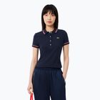 Moteriški polo marškinėliai Lacoste Polo DF9599 navy blue/rill/grenadine