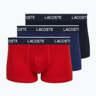 Vyriškos trumpikės Lacoste 5H1300 3 poros navy blue/red/methylene