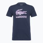 Vyriški marškinėliai Lacoste TH4769 navy blue