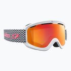 Slidinėjimo akiniai Julbo June white/black/goldange/flash red