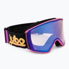 Slidinėjimo akiniai Julbo Launcher Reactiv High Contrast pink/ black/ flash blue