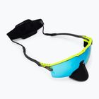 Julbo Ultimate Cover Polar 4 Hd dviratininkų akiniai juoda/geltona fluo/capsule ocean master