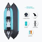 Dvivietė pripučiama baidarė AQUADESIGN Koloa 360 cm blue/black