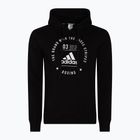 adidas džemperis su gobtuvu Boksininkų treniruočių marškinėliai juodi ADICL02B
