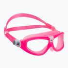 Aquasphere Seal Kid 2 2022 rožinė/rožinė/skaidri vaikiška plaukimo kaukė