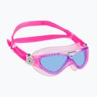 Aquasphere Vista vaikiška plaukimo kaukė rožinė/balta/mėlyna MS5080209LB