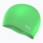 Vaikiška plaukimo kepuraitė TYR Wrinkle-Free Silicone apple green
