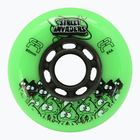 Ratukai riedučiams FR Skates Street Invaders Wheels 80mm/84A X4 green/black