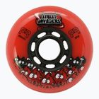 Ratukai riedučiams FR Skates Street Invaders Wheels 80mm/84A X4 red/black