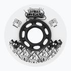 Ratukai riedučiams FR Skates Street Invaders Wheels 80mm/84A X4 white/black