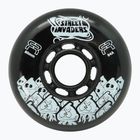 Ratukai riedučiams FR Skates Street Invaders Wheels 84mm/84A X4 black/black