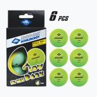 Stalo teniso kamuoliukai Donic-Schildkröt Glow In The Dark Poly 40+ 6vnt. glow