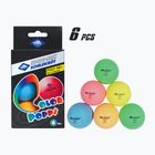 Stalo teniso kamuoliukai Donic-Schildkröt Colour popps Poly 40+ 6vnt. multicolour