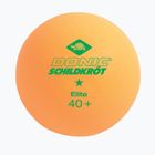 Donic-Schildkröt 1-Star Elite Poly ball 3 vnt. stalo teniso kamuoliukų oranžinės spalvos 608318
