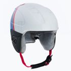 Alpina Carat vaikiškas slidinėjimo šalmas baltas/raudonas/mėlynas