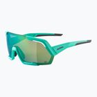Akiniai nuo saulės Alpina Rocket Q-Lite turquoise matt/green mirror