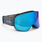 Slidinėjimo akiniai Alpina Slope Q-Lite black/ dirblue matt/ blue