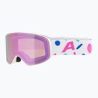Vaikiški slidinėjimo akiniai Alpina Fernie Q-Lite white/confetti matt