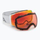 Slidinėjimo akiniai Alpina Falera Mag Q-Lite white matt/red/pink