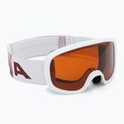 Vaikiški slidinėjimo akiniai Alpina Piney 2.0 white/rose matt/orange
