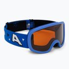 Vaikiški slidinėjimo akiniai Alpina Piney 2.0 blue matt/orange